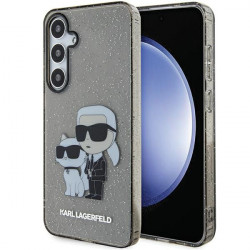 Karl Lagerfeld KLHCS24MHNKCTGK S24+ S926 black hardcase Glitter Karl&Choupette