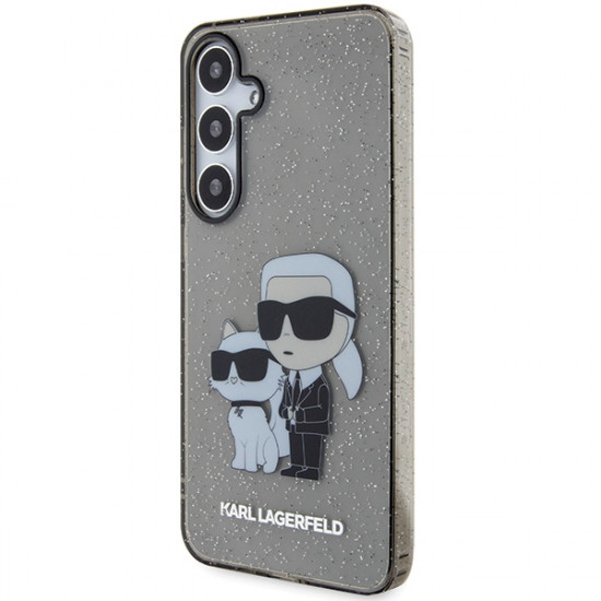 Karl Lagerfeld KLHCS24MHNKCTGK S24+ S926 black hardcase Glitter Karl&Choupette