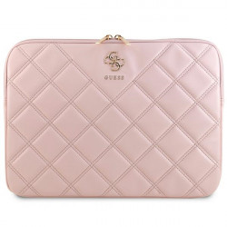 Guess Sleeve GUCS14ZPSQSSGP 14" pink Quilted 4G
