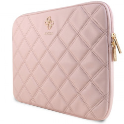 Guess Sleeve GUCS14ZPSQSSGP 14" pink Quilted 4G