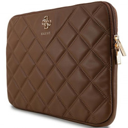 Guess Sleeve GUCS14ZPSQSSGW 14" brown Quilted 4G
