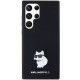 Karl Lagerfeld KLHCS24LSMHCNPK S24 Ultra S928 black hardcase Silicone Choupette Metal Pin