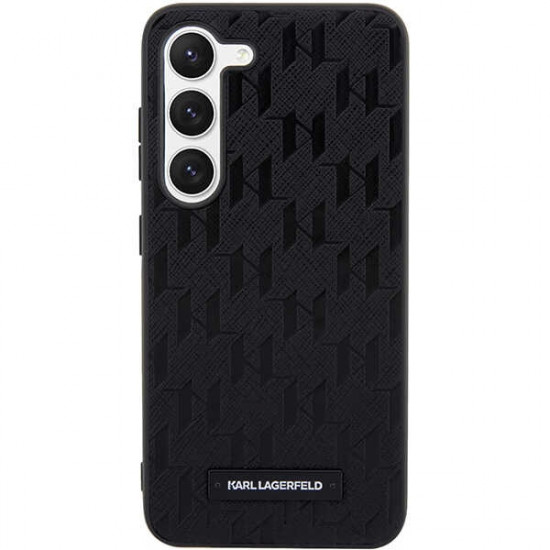 Karl Lagerfeld KLHCS24MSAKLHPK S24+ S926 hardcase black Saffiano Mono Metal Logo