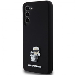 Karl Lagerfeld KLHCS24MSMHKCNPK S24+ S926 hardcase black Silicone Karl&Choupette Metal Pin