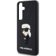 Karl Lagerfeld KLHCS24M3DRKINK S24+ S926 black hardcase 3D Rubber Ikonik