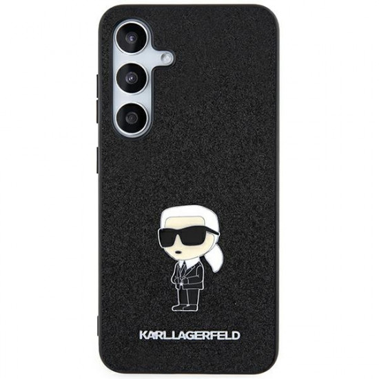 Karl Lagerfeld KLHCSA35GKNPSK A35 A356 black hardcase Fixed Glitter Ikonik Logo Metal Pin