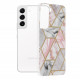 Techsuit Marble Series Samsung Galaxy S22 Pink Hex Techsuit Marble Series Samsung Galaxy S22 Pink Hex