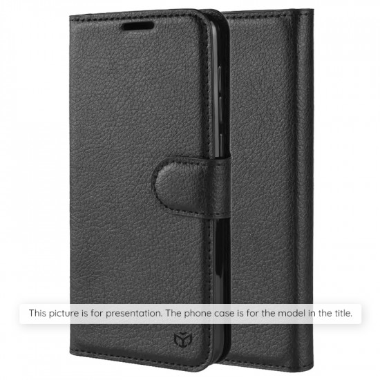 Techsuit  Leather Folio  iPhone 13 Pro Max  Black