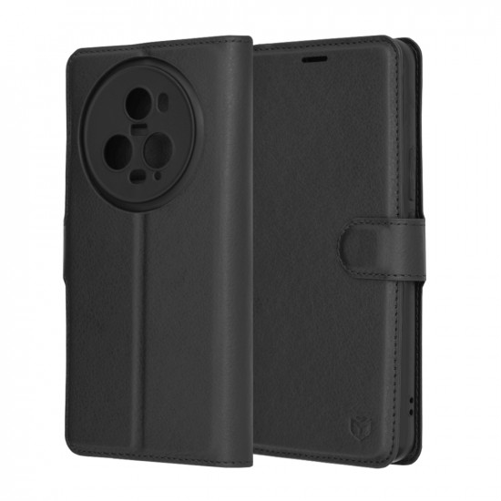Techsuit  Leather Folio  Honor Magic5 Pro  Black