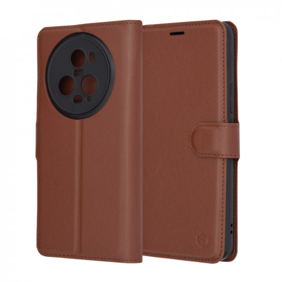 Techsuit Leather Folio Honor Magic5 Pro Brown Techsuit Leather Folio Honor Magic5 Pro Brown