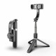 Techsuit  Selfie Stick (L08)  Stable Gimbal/Tripod with Bluetooth Remote Control, 360 Rotation, 86cm  Black
