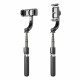 Techsuit  Selfie Stick (L08)  Stable Gimbal/Tripod with Bluetooth Remote Control, 360 Rotation, 86cm  Black