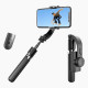 Techsuit  Selfie Stick (L08)  Stable Gimbal/Tripod with Bluetooth Remote Control, 360 Rotation, 86cm  Black
