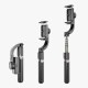 Techsuit  Selfie Stick (L08)  Stable Gimbal/Tripod with Bluetooth Remote Control, 360 Rotation, 86cm  Black