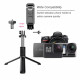 Techsuit  Selfie Stick (Q02)  Foldable Tripod with Bluetooth Remote Control, 360 Rotation, Stainless Steel, 103cm  Black