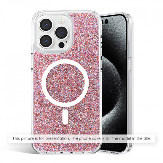 Techsuit  Sparkly Glitter MagSafe  iPhone 14 Pro  Pink