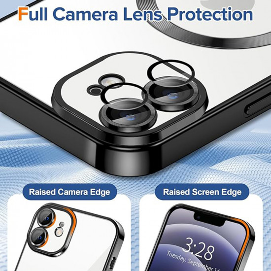 Techsuit Luxury Crystal MagSafe iPhone 12 Black Techsuit Luxury Crystal MagSafe iPhone 12 Black
