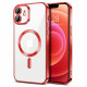 Techsuit Luxury Crystal MagSafe iPhone 12 Red Techsuit Luxury Crystal MagSafe iPhone 12 Red
