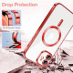 Techsuit Luxury Crystal MagSafe iPhone 12 Red Techsuit Luxury Crystal MagSafe iPhone 12 Red