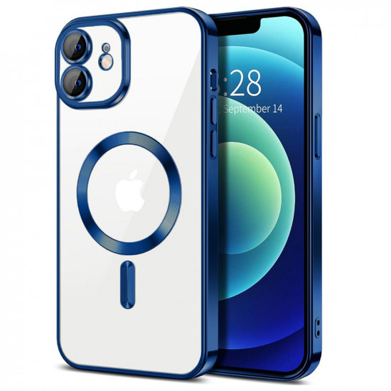 Techsuit Luxury Crystal MagSafe iPhone 12 Deep Blue Techsuit Luxury Crystal MagSafe iPhone 12 Deep Blue