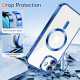 Techsuit Luxury Crystal MagSafe iPhone 12 Deep Blue Techsuit Luxury Crystal MagSafe iPhone 12 Deep Blue