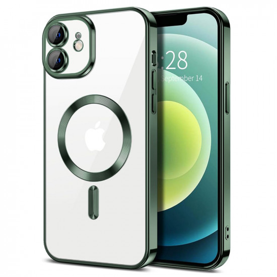 Techsuit Luxury Crystal MagSafe iPhone 12 Deep Green Techsuit Luxury Crystal MagSafe iPhone 12 Deep Green