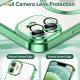 Techsuit Luxury Crystal MagSafe iPhone 12 Light Green Techsuit Luxury Crystal MagSafe iPhone 12 Light Green