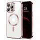 Techsuit Luxury Crystal MagSafe iPhone 12 Pro Max Pink Techsuit Luxury Crystal MagSafe iPhone 12 Pro Max Pink