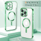 Techsuit Luxury Crystal MagSafe iPhone 12 Pro Max Light Green Techsuit Luxury Crystal MagSafe iPhone 12 Pro Max Light Green