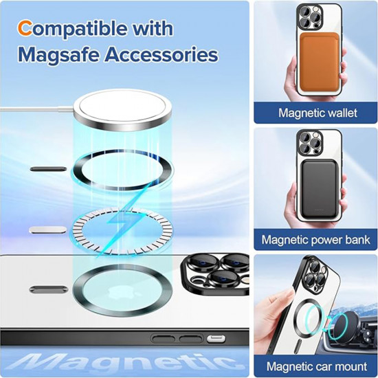 Techsuit Luxury Crystal MagSafe iPhone 12 Pro Black Techsuit Luxury Crystal MagSafe iPhone 12 Pro Black