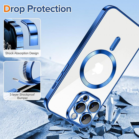 Techsuit  Luxury Crystal MagSafe  iPhone 12 Pro  Deep Blue