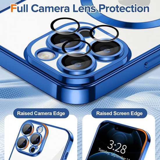 Techsuit  Luxury Crystal MagSafe  iPhone 12 Pro  Deep Blue
