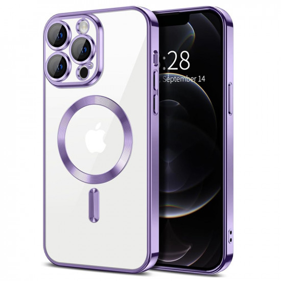 Techsuit Luxury Crystal MagSafe iPhone 12 Pro Light Purple Techsuit Luxury Crystal MagSafe iPhone 12 Pro Light Purple