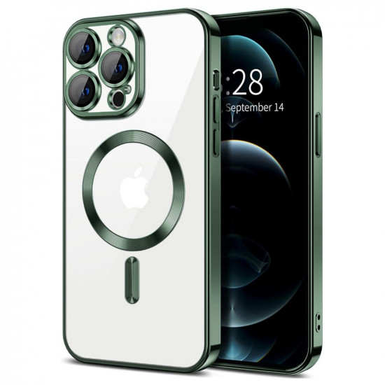 Techsuit Luxury Crystal MagSafe iPhone 12 Pro Deep Green Techsuit Luxury Crystal MagSafe iPhone 12 Pro Deep Green