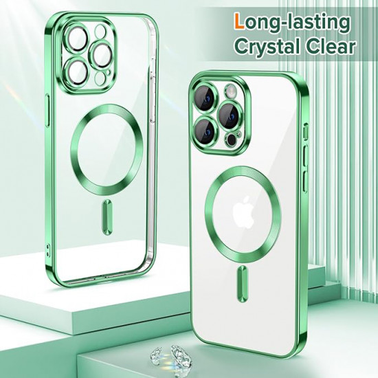 Techsuit  Luxury Crystal MagSafe  iPhone 12 Pro  Light Green