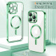 Techsuit  Luxury Crystal MagSafe  iPhone 12 Pro  Light Green