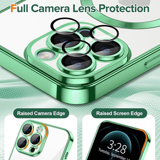 Techsuit  Luxury Crystal MagSafe  iPhone 12 Pro  Light Green