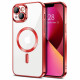 Techsuit Luxury Crystal MagSafe iPhone 13 Red Techsuit Luxury Crystal MagSafe iPhone 13 Red