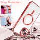 Techsuit Luxury Crystal MagSafe iPhone 13 Red Techsuit Luxury Crystal MagSafe iPhone 13 Red