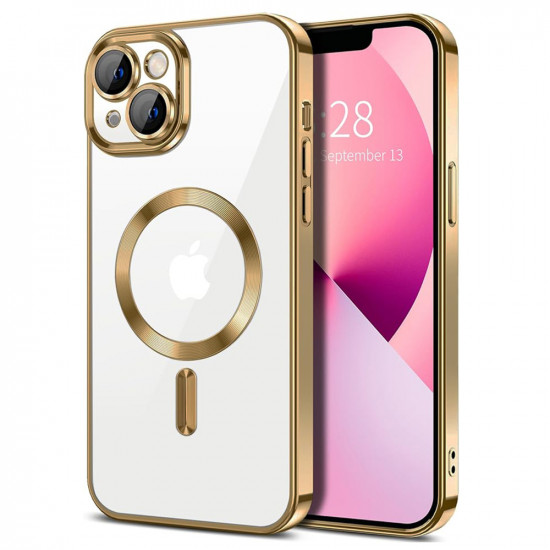 Techsuit Luxury Crystal MagSafe iPhone 13 Gold Techsuit Luxury Crystal MagSafe iPhone 13 Gold