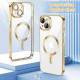 Techsuit Luxury Crystal MagSafe iPhone 13 Gold Techsuit Luxury Crystal MagSafe iPhone 13 Gold