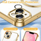 Techsuit Luxury Crystal MagSafe iPhone 13 Gold Techsuit Luxury Crystal MagSafe iPhone 13 Gold