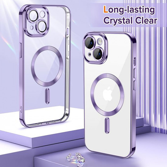 Techsuit  Luxury Crystal MagSafe  iPhone 13  Light Purple