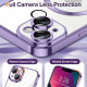 Techsuit  Luxury Crystal MagSafe  iPhone 13  Light Purple