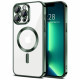 Techsuit  Luxury Crystal MagSafe  iPhone 13 Pro Max  Deep Green