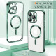 Techsuit  Luxury Crystal MagSafe  iPhone 13 Pro Max  Deep Green