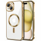 Techsuit Luxury Crystal MagSafe iPhone 15 Gold Techsuit Luxury Crystal MagSafe iPhone 15 Gold
