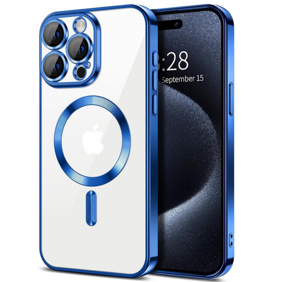 Techsuit  Luxury Crystal MagSafe  iPhone 15 Pro  Deep Blue