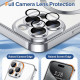 Techsuit  Luxury Crystal MagSafe  iPhone 15 Pro  Silver
