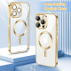 Techsuit  Luxury Crystal MagSafe  iPhone 15 Pro  Gold